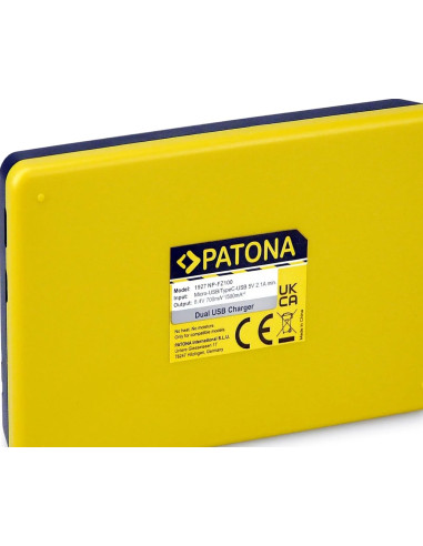 PATONA DUAL QUICK CHARGER SONY SONY NP-FZ100 A7 III A7M3 ALPHA 7 III A7 R III A7RM3 ALPHA 7 R III