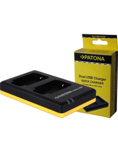 PATONA DUAL QUICK-CHARGER F.SONY NP-BX1, NPBX1 INCL. MICRO-USB CABLE 2
