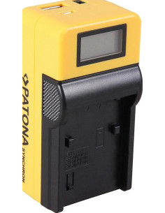 PATONA SYNCHRON USB CHARGER SONY FV100 FV-100 WITH LCD 2