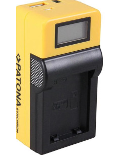 PATONA SYNCHRON USB CHARGER SONY NPFW50 NP-FW50 WITH LCD 2