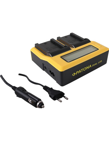 PATONA DUAL LCD USB CHARGER SONY NP-FZ100 A7 III A7M3 ALPHA 7 III A7 R III A7RM3 ALPHA 7 R III A9 ALPHA 9 FZ100