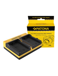 PATONA DUAL CHARGER SONY NP-FZ100 A7 III A7M3 ALPHA 7 III A7 R III A7RM3 ALPHA 7 R III A9 ALPHA