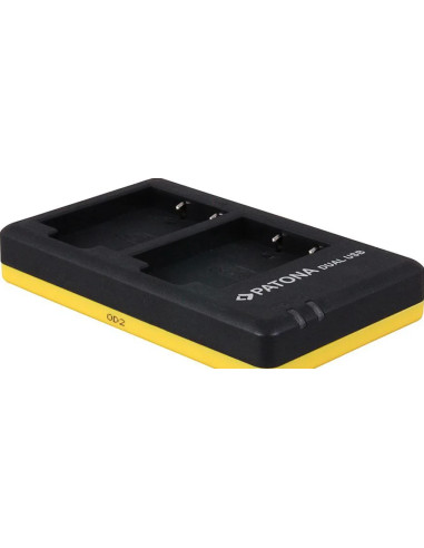PATONA DUAL QUICK-CHARGER F.FINEPIX X-PRO 1 HS30 EXR INCL. MICRO-USB CABLE
