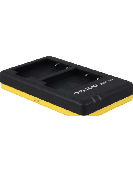 PATONA DUAL QUICK-CHARGER F.FINEPIX X-PRO 1 HS30 EXR INCL. MICRO-USB CABLE