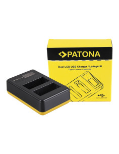 PATONA DUAL LCD USB CHARGER FUJIFILM FUJI NP-W126 FINEPIX HS30 EXR HS30EXR HS-30EXR HS33