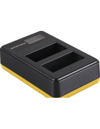PATONA DUAL LCD USB CHARGER FUJIFILM FUJI NP-W126 FINEPIX HS30 EXR HS30EXR HS-30EXR HS33