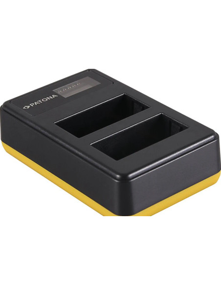 PATONA DUAL LCD USB CHARGER FUJIFILM FUJI NP-W126 FINEPIX HS30 EXR HS30EXR HS-30EXR HS33