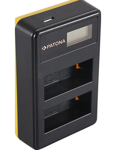 PATONA DUAL LCD USB CHARGER FUJIFILM FUJI NP-W126 FINEPIX HS30 EXR HS30EXR HS-30EXR HS33