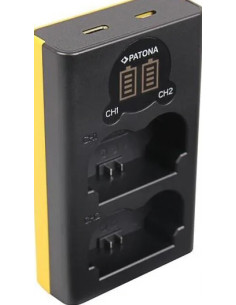 PATONA DUAL LCD USB CHARGER NP-W235 FUJIFILM XT-4 XT4 X-T4 2