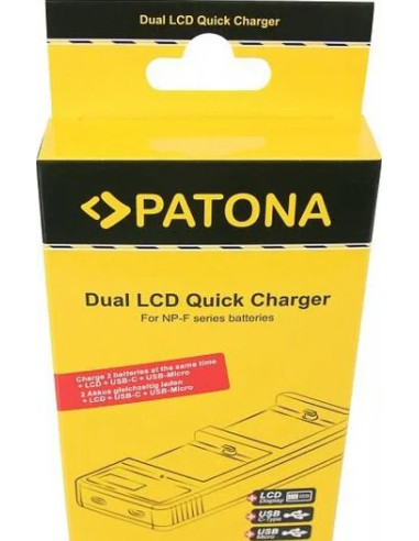 Caricabatteria DUAL USB per NP-W235