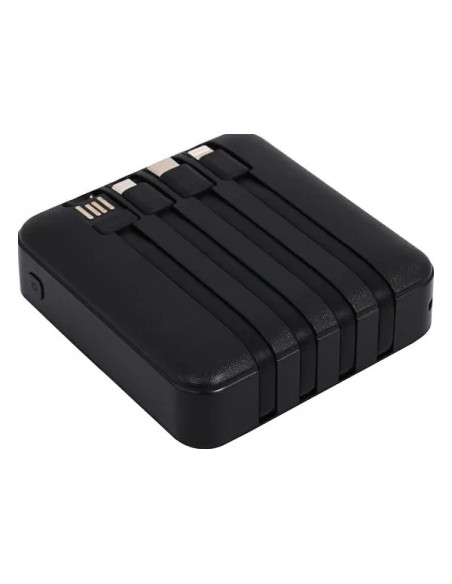 PATONA POWERBANK POCKET 4C 10000MAH WITH 4 INTEGRATED CHARGING CABLES USB MICRO-USB USB-C LIGHTNING
