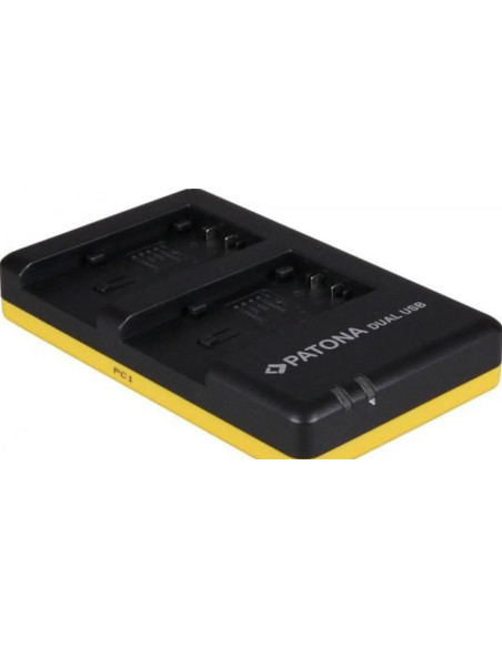 PATONA DUAL QUICK-CHARGER PANASONIC VW-VBT190 VBT-380 HC-V757 INCL. MICRO-USB CABLE