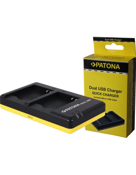 Caricabatterie DUAL USB per Panasonic
