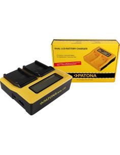 PATONA DUAL LCD USB CHARGER PANASONIC VWVBD29 VW-VBD29 VWVBD58 VW-VBD58 2