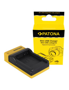 PATONA SLIM MICRO-USB CHARGER PANASONIC DMW-BCF10E LUMIX DMC-FS7 DMCLX5 DMCLX5 DMC-LX5