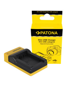 PATONA SLIM MICRO-USB CHARGER LEICA PANASONIC DMW-BMB9 V-LUX V-LUX 2 VLUX 2 II