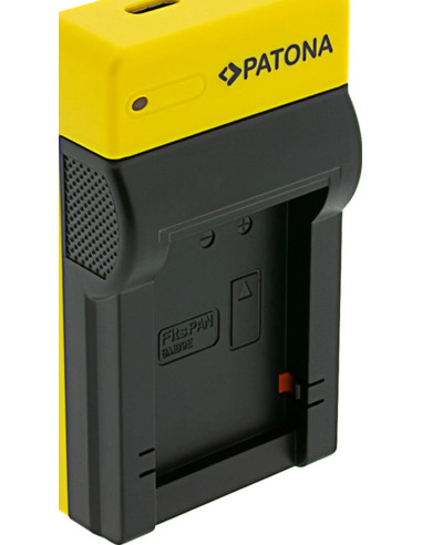 PATONA SLIM MICRO-USB CHARGER LEICA PANASONIC DMW-BMB9 V-LUX V-LUX 2 VLUX 2 II