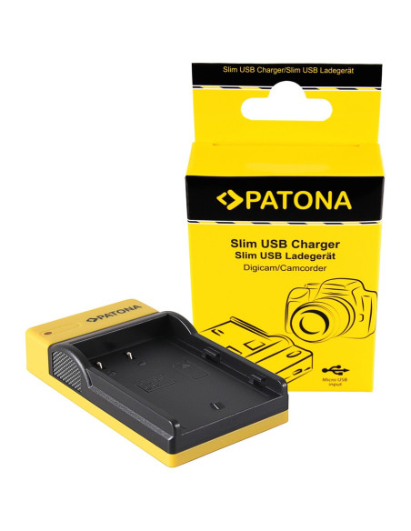 PATONA SLIM MICRO-USB CHARGER PANASONIC BLF19E DMWBLF19 DMW-BLF19