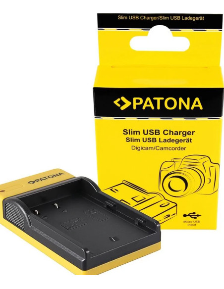 PATONA SLIM MICRO-USB CHARGER PANASONIC BLF19E DMWBLF19 DMW-BLF19