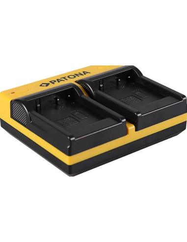 Caricabatteria doppio per Lumix DMW-BLG10