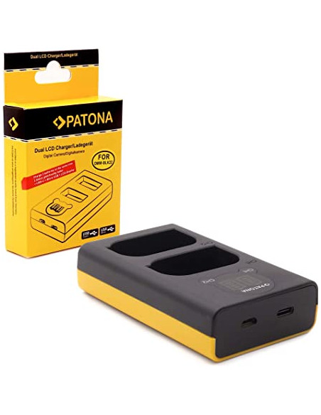 Caricabatteria doppio per DMW-BLK22