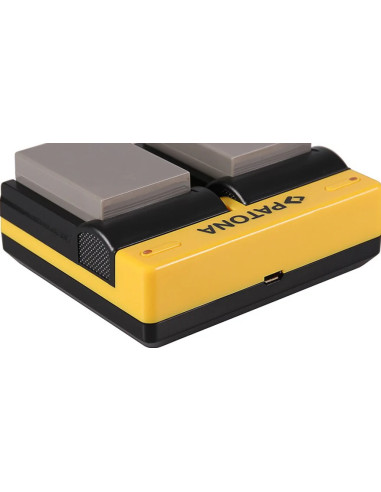 PATONA DUAL CHARGER OLYMPUS BLN-1 OMD EM1 E-M1 EM5 E-M5 EM5 MARK II E-M5 MARK II INCL. MICRO-USB CABLE