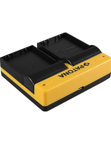 PATONA DUAL CHARGER OLYMPUS BLH-1 OM-D EM-1 MARK 2 EM-1 MARK II BLH-1 OM-D INCL. MICRO-USB CABLE