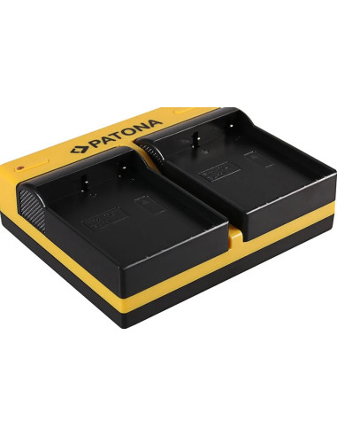 PATONA DUAL CHARGER OLYMPUS BLH-1 OM-D EM-1 MARK 2 EM-1 MARK II BLH-1 OM-D INCL. MICRO-USB CABLE