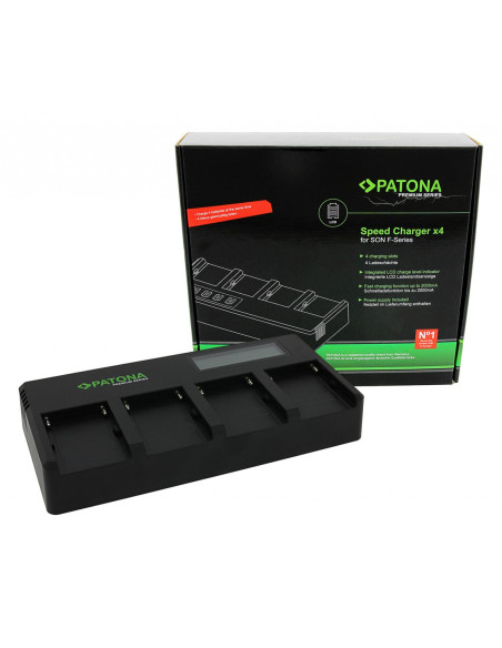 PATONA PREMIUM 4-FOLD SPEEDCHARGER FOR SONY F SERIES BATTERIES