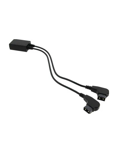 PATONA 2-PORT D-TAP OUTDOOR ADAPTER SPLITTER HUB 1 MALE D-TAP TO 2 FEMALE D-TAP