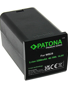 PATONA PREMIUM BATTERY F. GODOX AD200 AD200 PRO WB29 STUDIO FLASH LG CELLS 2