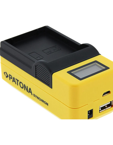 Caricabatteria LCD per Olympus BLX-1