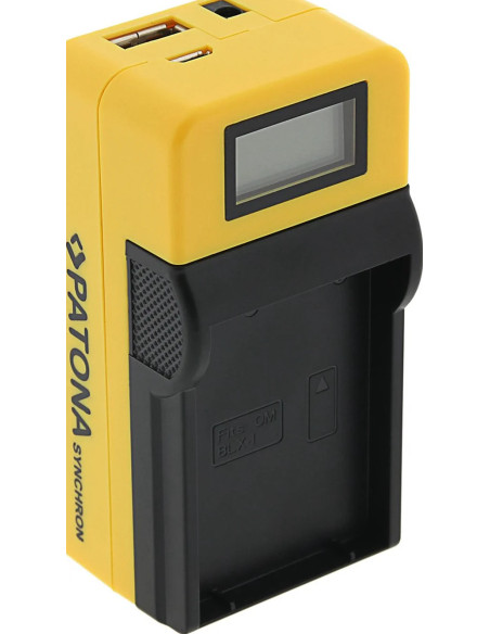 Caricabatteria LCD per Olympus BLX-1