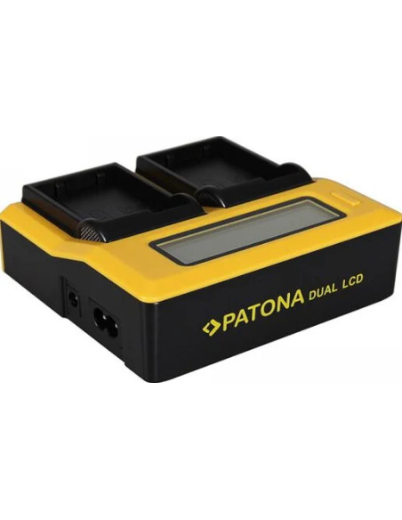 Caricabatteria doppio LCD per Nikon EN-EL15