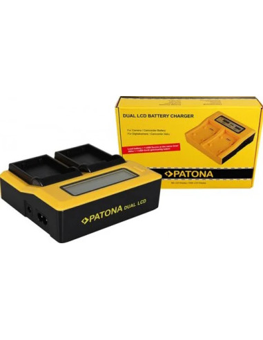 Caricabatteria doppio LCD per Nikon EN-EL15