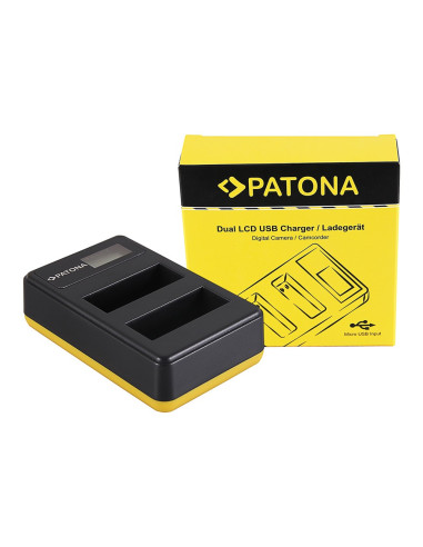 PATONA DUAL LCD USB CHARGER NIKON EN-EL14 COOLPIX D3100 D3200 D5100 D5200 P7000 P7100 P7700