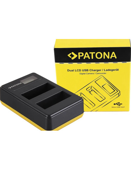 PATONA DUAL LCD USB CHARGER NIKON EN-EL14 COOLPIX D3100 D3200 D5100 D5200 P7000 P7100 P7700