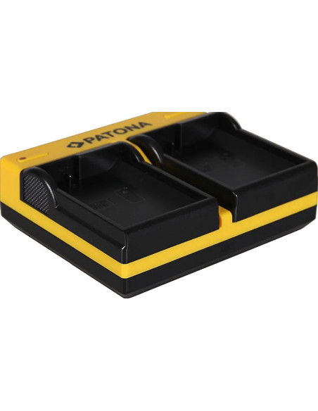 PATONA DUAL CHARGER NIKON EN-EL15 1 V1 EN-EL15 D600 D610 D7000 D7100 D800 D8000 INCL. MICRO-USB CABLE