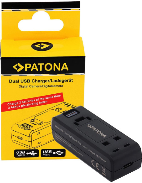 Batteria per telecamera sportiva USB