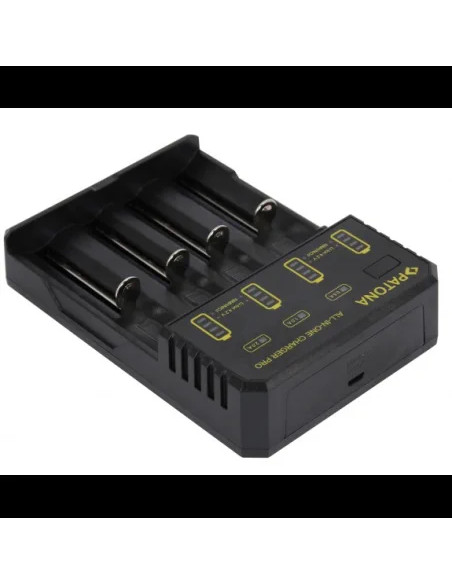 PATONA USB CHARGER FOR ROUND CELLS CR123A/14500/16340/18650/22650/26650 AND MICRO AAA / MIGNON AA BATTERIES