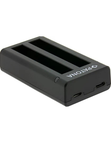 PATONA CARICATORE DOPPIO PER  INSTA360 X4 CINSBBMA CAVO USB-C INCLUSO