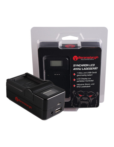 BERENSTARGH SYNCHRON USB CHARGER LP-E10 EOS EOS1100D EOS-1100D REBEL T3 LP-E10 KISS X50