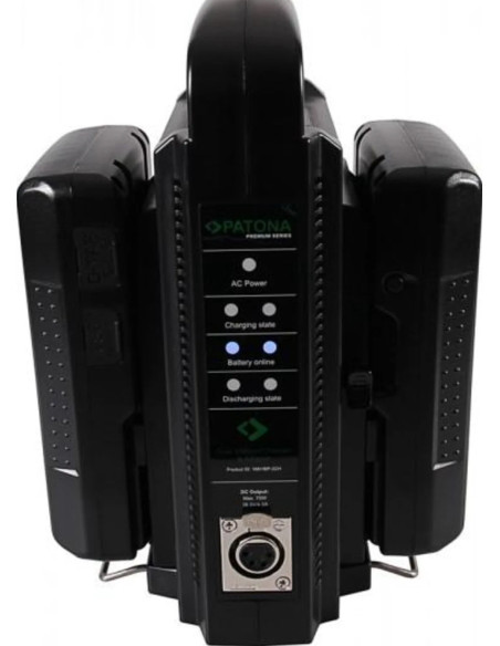 PATONA DUAL V-MOUNT CHARGER SONY BP-95W BP INCL. 4-PIN XLR CABLE