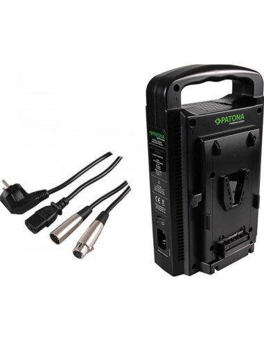 PATONA DUAL V-MOUNT CHARGER SONY BP-95W BP INCL. 4-PIN XLR CABLE