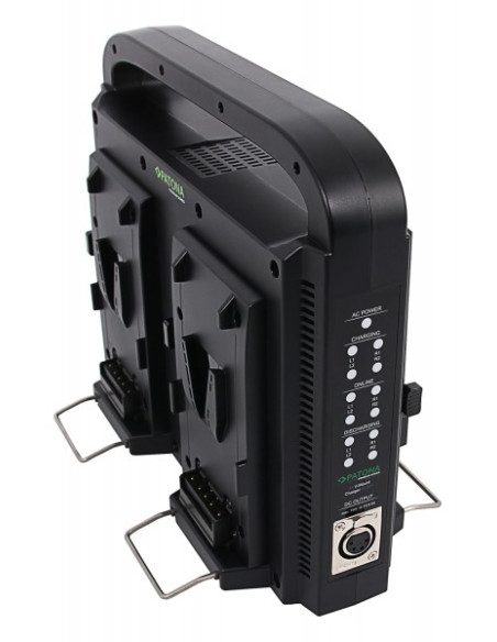 PATONA PREMIUM PARALLEL FOURFOLD CHARGER SONY DSLR V MOUNT CON POWER ADAPTER FUNCTION INCL 4PIN XLR CABLE