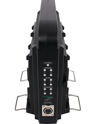 PATONA PREMIUM PARALLEL FOURFOLD CHARGER SONY DSLR V MOUNT CON POWER ADAPTER FUNCTION INCL 4PIN XLR CABLE