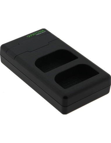 PATONA PREMIUM TWIN PERFORMANCE PD CHARGER FOR PANASONIC LUMIX DMC-GH3 GH3A GH4 DMW-BLF19 INCL. USB-C CABLE