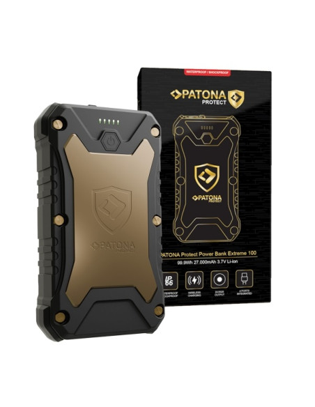 PATONA PROTECT POWERBANK EXTREME 100 PD65W 27.000MAH WIRELESS CHARGE