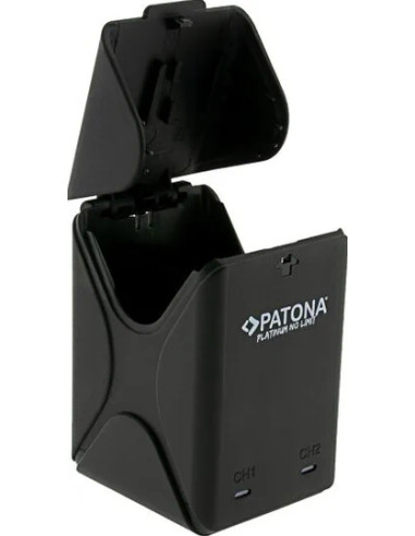 PATONA PLATINUM DUAL CHARGER BOX PER BATTEIRA PATONA ACTION CAM SL5