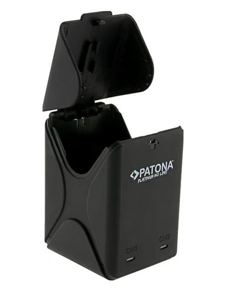 PATONA PLATINUM DUAL CHARGER BOX PER BATTEIRA PATONA ACTION CAM SL5